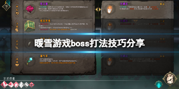 暖雪游戏boss怎么打 暖雪游戏boss怎么打出来