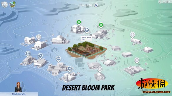 《模拟人生4》柳溪镇沙漠绿洲隐藏地图进入方法图文详解 Sylvan Glade 森林空地