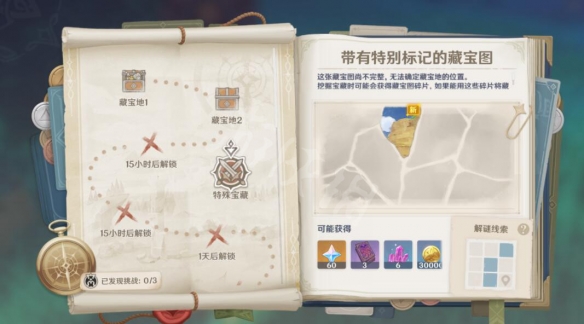 原神2.0秘宝迷踪第一天怎么玩 2.0秘宝迷踪特殊宝藏解密技巧