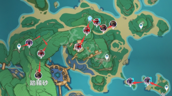 原神刀镡采集路线分享 原神刀镡在哪里刷