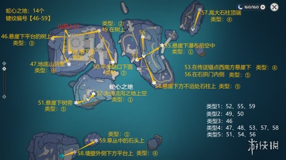 原神键纹在哪里 原神渊下宫全键纹位置一览