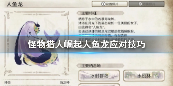 怪物猎人崛起人鱼龙怎么对付（怪猎崛起人鱼龙弱点）
