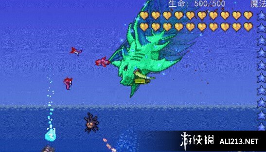 《泰拉瑞亚》猪鲨掉落物及打法说明