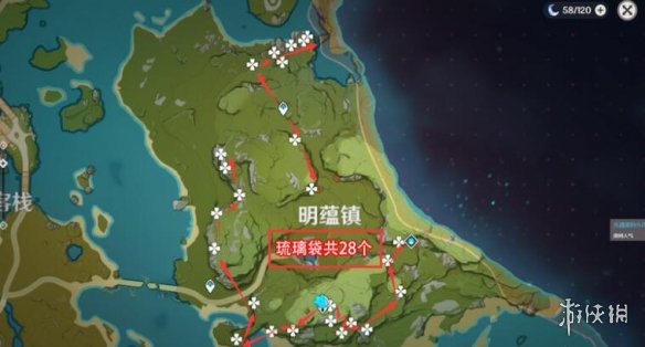 原神琉璃袋在哪采集 原神琉璃袋采集路线分享