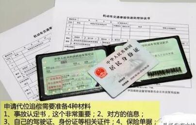 申请保险代位追偿需要什么材料?算出险吗?