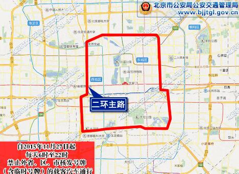 2020北京限行外地车规定