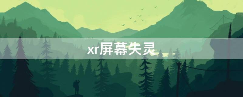 xr屏幕失灵 xr屏幕失灵是什么问题要修多少钱