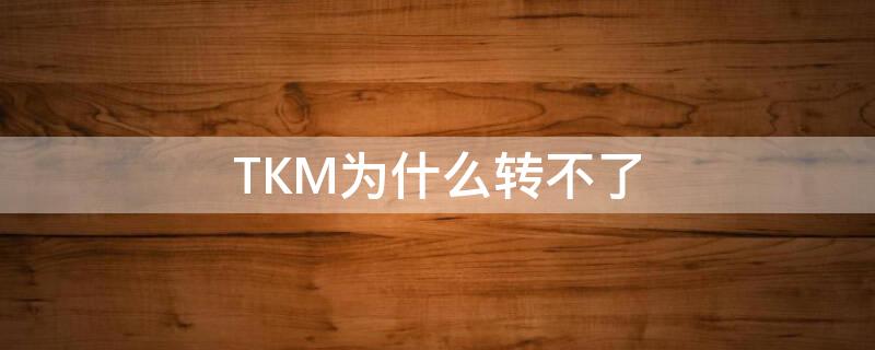 TKM为什么转不了 tkm转不了mp3