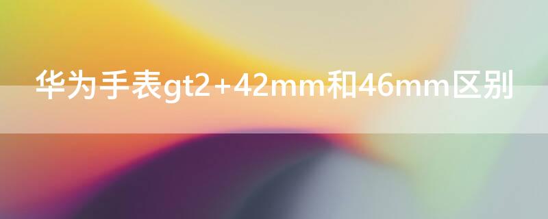 华为手表gt2（华为手表gt2pro）