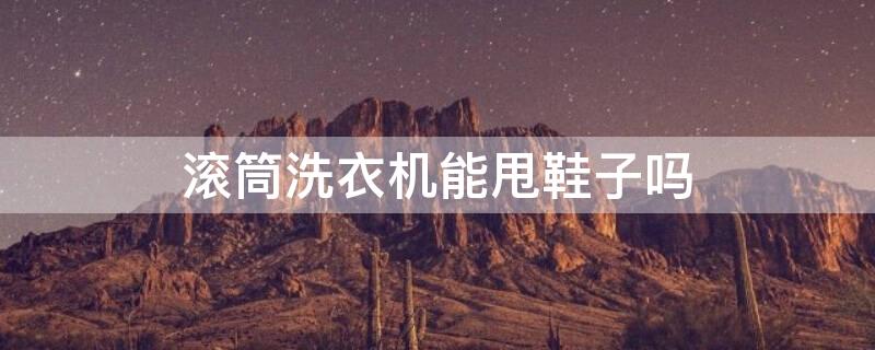 滚筒洗衣机能甩鞋子吗 滚筒全自动洗衣机能甩鞋吗