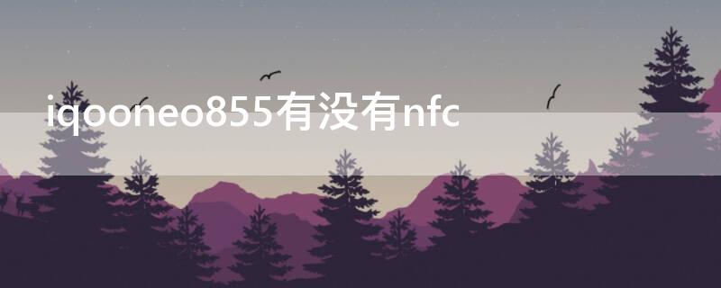 iqooneo855有没有nfc（iqooneo855有没有nfc功能）