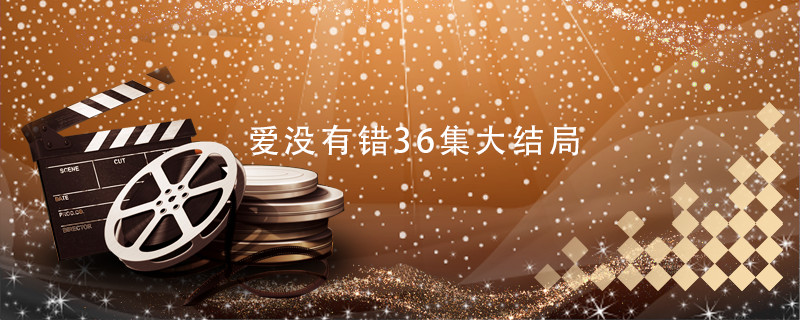 爱没有错36集大结局 爱没有错36集大结局简介