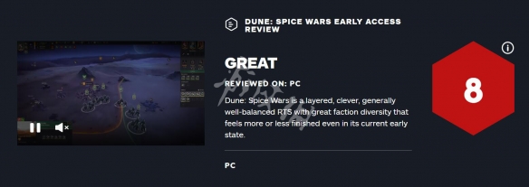 沙丘香料战争ign评分高吗 沙丘香料战争ign评分与评价一览