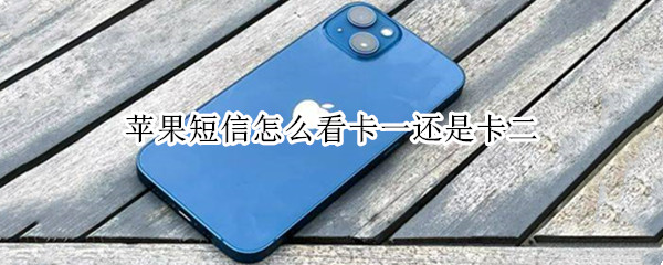 苹果短信怎么看卡一还是卡二 苹果手机怎样看短信是卡1还是卡2发出去的