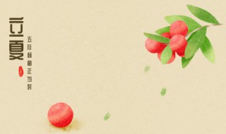 立夏的由来和习俗(立夏的风俗简介)