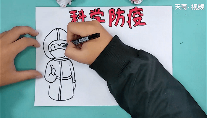 关于抗击疫情手抄报