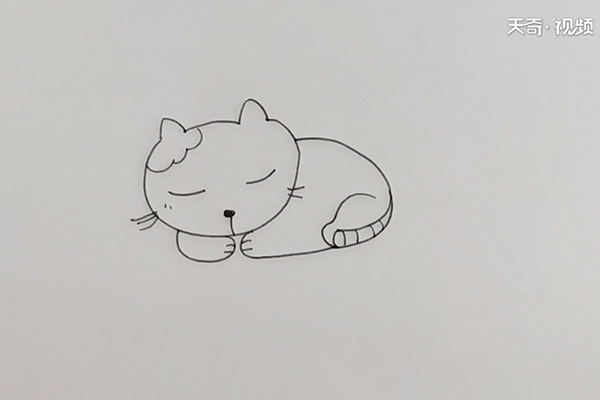 猫咪简笔画