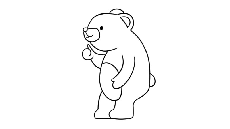 动物情景画简笔画