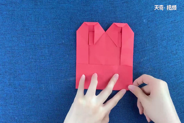 爱心信封的折法