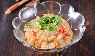 凉拌海蜇丝怎么做 凉拌海蜇丝怎么做?