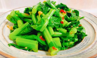 苔菜怎么凉拌 苔菜怎样凉拌