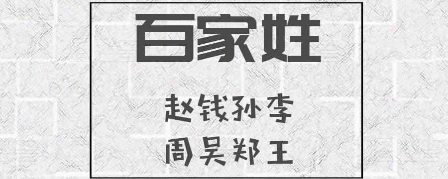 中国真的只有百家姓吗（百家姓只有汉族吗）
