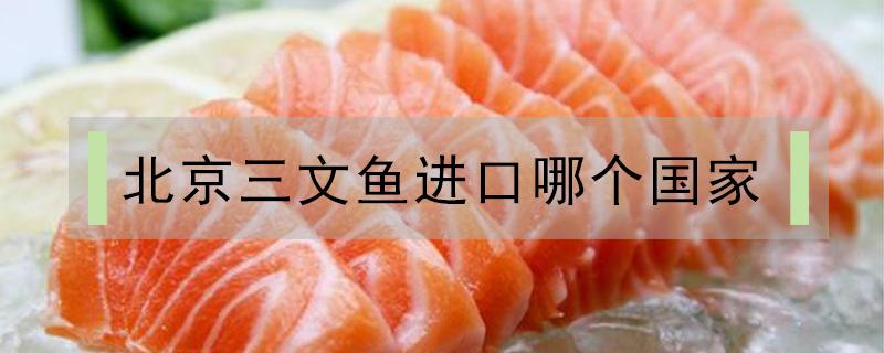 北京三文鱼进口哪个国家 北京海鲜市场三文鱼是哪里进口的