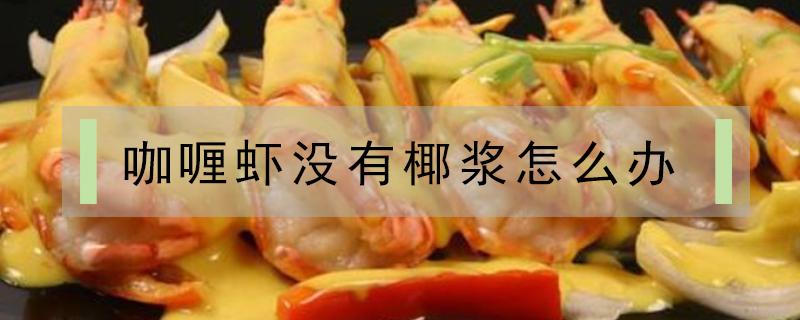 咖喱虾没有椰浆怎么办(做咖喱虾没有椰浆用什么代替)