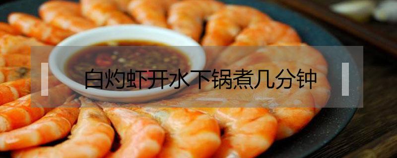 白灼虾开水下锅煮几分钟（白灼虾的做法 水煮几分钟）