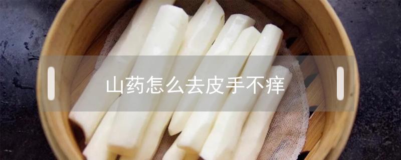 山药怎么去皮手不痒(山药怎么去皮手不痒还山药白白的)