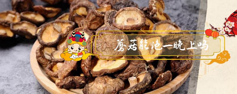 蘑菇能泡一晚上吗（泡了一天一夜的蘑菇,可以吃吗?）