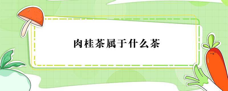 肉桂茶属于什么茶 肉桂茶属于什么茶红茶还是绿茶