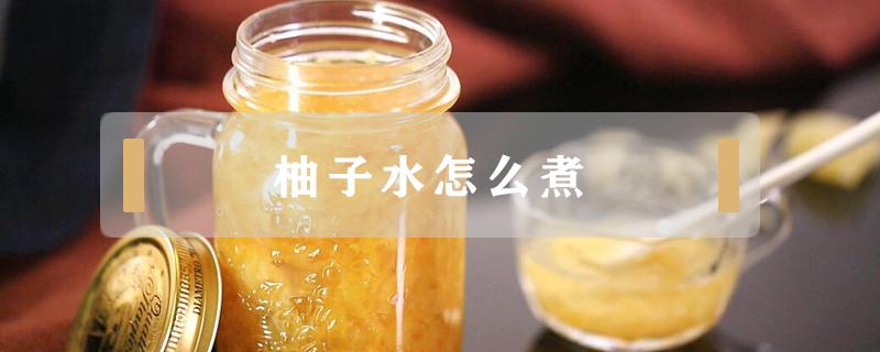 柚子水怎么煮（柚子水怎么煮啊）