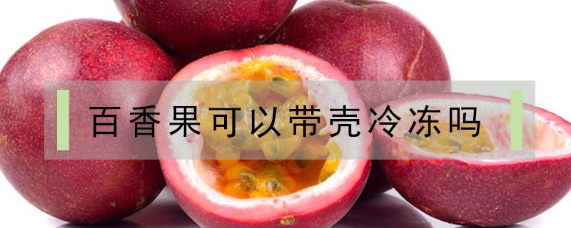 百香果可以带壳冷冻吗(百香果直接带壳冷冻可以吗)