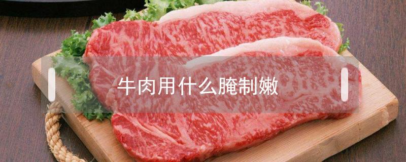 牛肉用什么腌制嫩 牛肉用啥腌制嫩