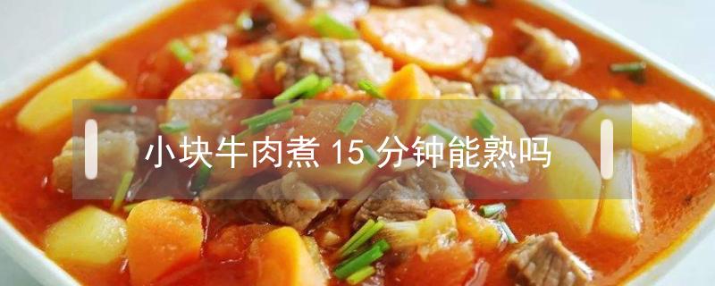 小块牛肉煮15分钟能熟吗（牛肉块煮10分钟能熟吗）