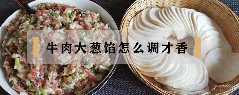 牛肉大葱馅怎么调才香 牛肉大葱馅窍门