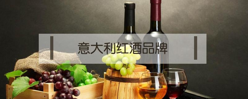 意大利红酒品牌 意大利红酒品牌前十名价钱