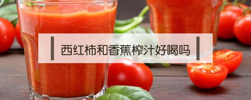 西红柿和香蕉榨汁好喝吗（西红柿和香蕉榨汁喝有什么好处）