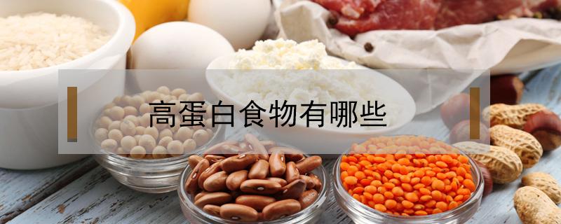 高蛋白食物有哪些? 十大高蛋白食物排行榜