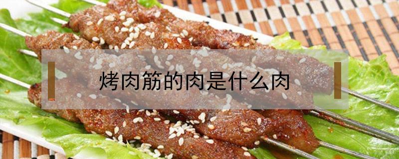 烤肉筋的肉是什么肉（烤肉筋的肉是什么肉 知乎）