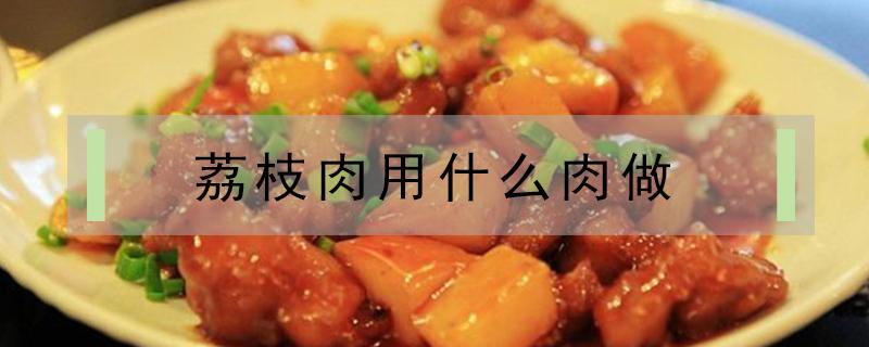 荔枝肉用什么肉做（荔枝肉能做什么）