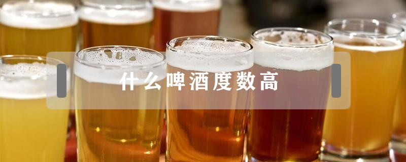 什么啤酒度数高（什么啤酒度数高常见超市买的到）