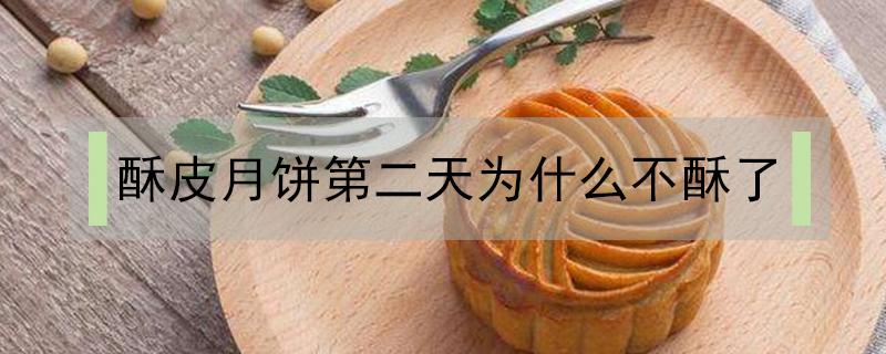 酥皮月饼第二天为什么不酥了（酥皮月饼放一天就不酥了）