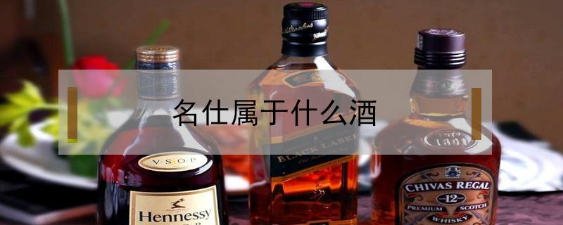 名仕属于什么酒