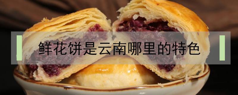 鲜花饼是云南哪里的特色 云南鲜花饼百科