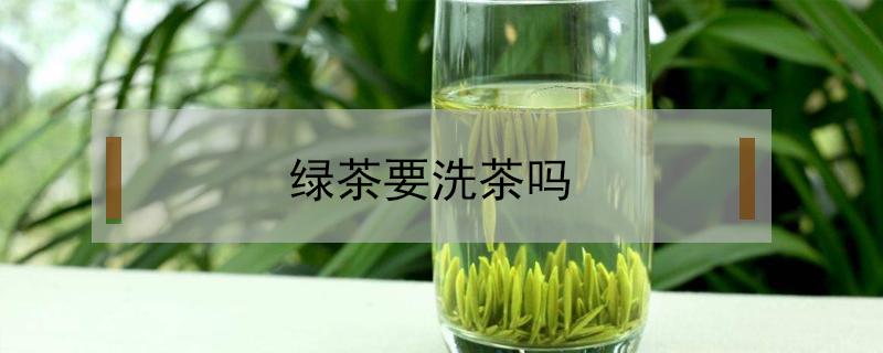 绿茶要洗茶吗 红茶绿茶需要洗茶吗