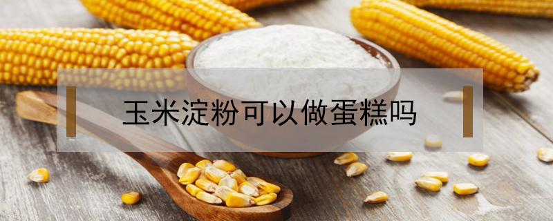 玉米淀粉可以做蛋糕吗 小麦粉加玉米淀粉可以做蛋糕吗