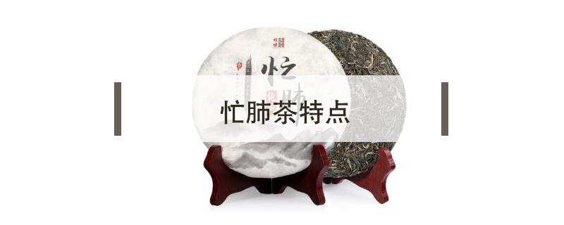 忙肺茶特点