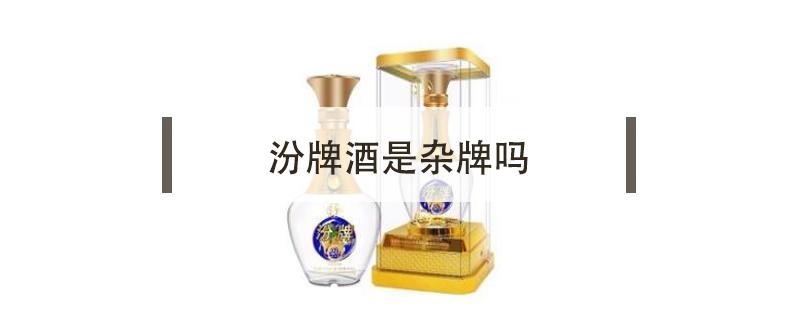 汾牌酒是杂牌吗（汾杏酒是杂牌吗）